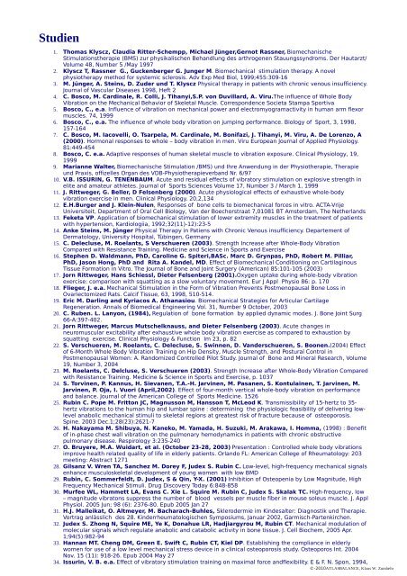 Die Bio-Mechanische Stimulation (BMS) - ATLASBALANCE