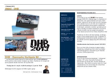 DHB - Danmarks Hurtigste Bil ... VMAX - DHB - Benjamin Media