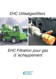 EHC Uitlaatgasfilters EHC Filtration pour gaz d ... - EHC Teknik ab
