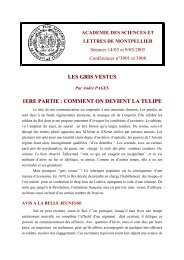 Séances des 14 mars et 9 mai 2005 - Académie des Sciences et ...