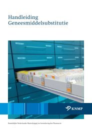 Handleiding Geneesmiddelsubstitutie - Zembla