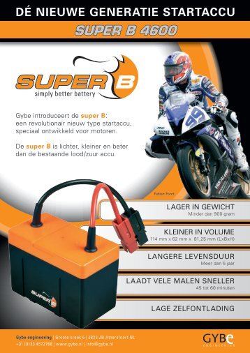 SUPER B 4600 - Rally Adventure Shop