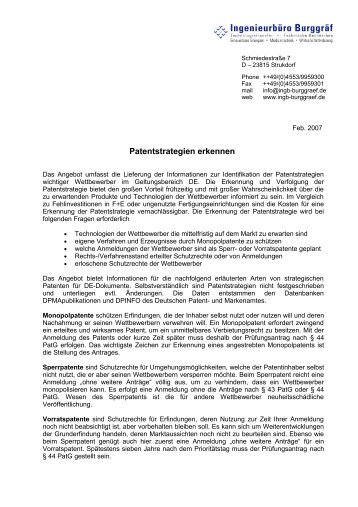 Patentstrategien erkennen - ingb-burggraef.de