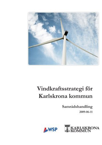Vindkraftsstrategi för Karlskrona kommun