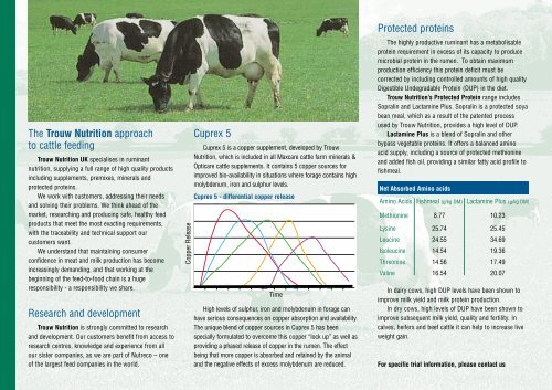 Beef & Dairy Leaflet - Trouw Nutrition UK