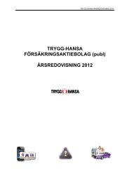 ÅRSREDOVISNING 2012 - Codan Forsikring A/S