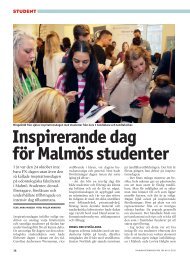 Inspirerande dag för Malmös studenter (pdf)