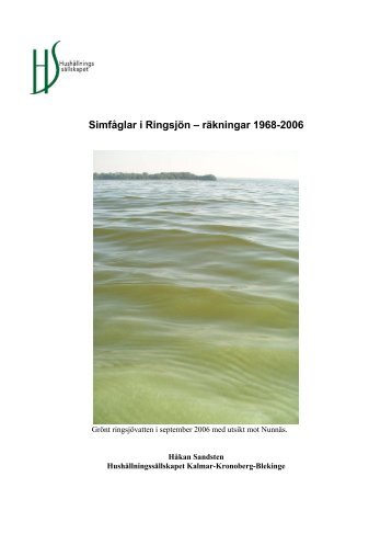 Simfåglar i Ringsjön – räkningar 1968-2006