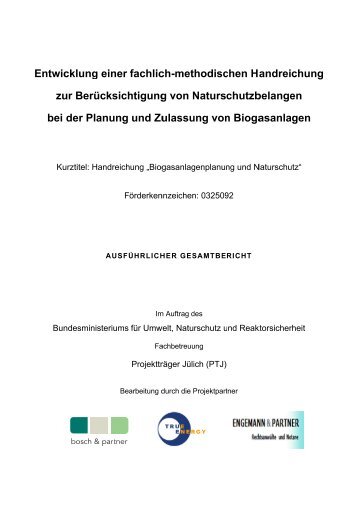 Gesamtbericht - Bosch & Partner GmbH