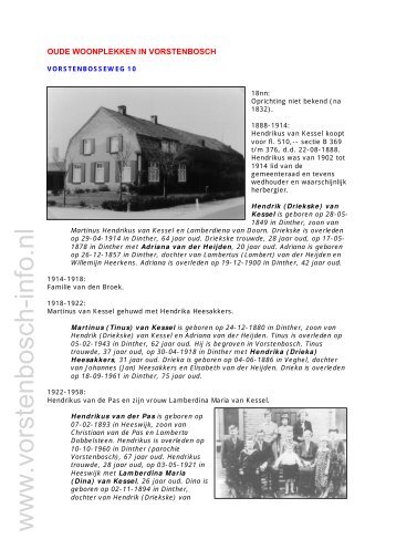 Vorstenbosseweg 10 - Vorstenbosch-info.nl