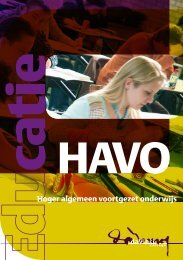 Hoger algemeen voortgezet onderwijs - Da Vinci College Dordrecht