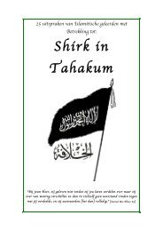 Shirk in Tahakum