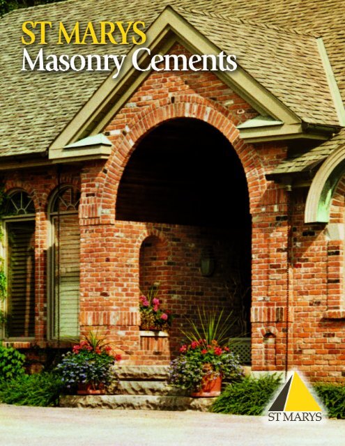 Masonry And Mortar Cements Brochure St Marys Cement