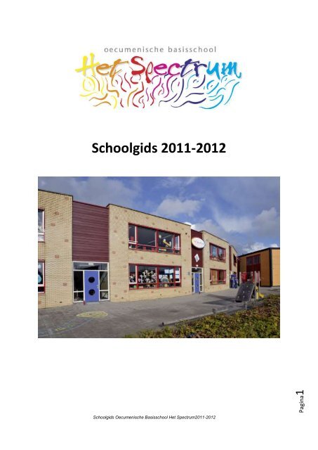 Schoolgids 2011-2012 - Spectrum