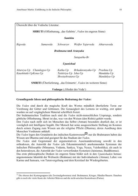 Einführung in die Indische Philosophie - Amerbauer Martin