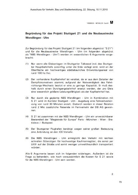 Offizielles Protokoll der Sitzung - Stuttgart 21 Wiki