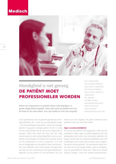 Melanoomnieuws nr 2 2012.pdf - Stichting Melanoom - Nfk