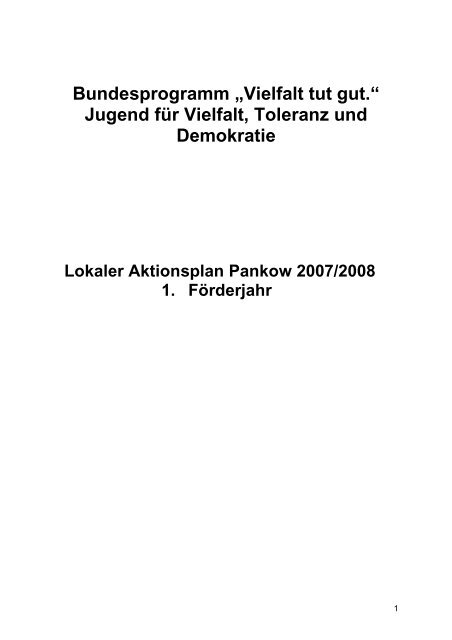 LAP Pankow_Vollversion (Pdf | 100KB) - Lokaler Aktionsplan Pankow