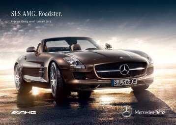 Download prijslijst SLS AMG Roadster - Mercedes-Benz