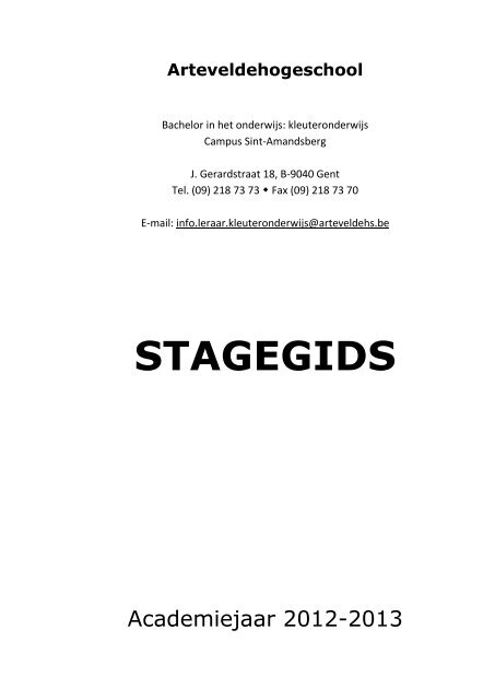 STAGEGIDS - Stages OKO