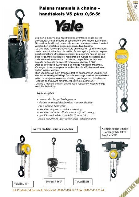 TREUIL LM 250 CMU 250 Kg