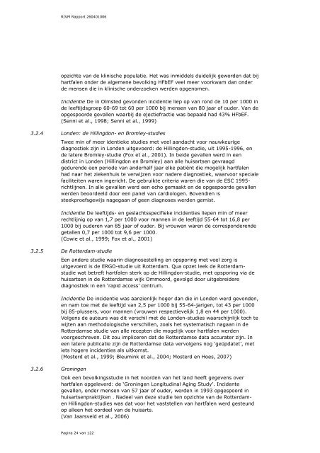 Hartfalen: epidemiologie, risicofactoren en toekomst