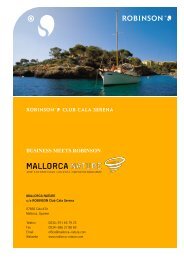 download hier - ROBINSON Clubs Spanien & Portugal