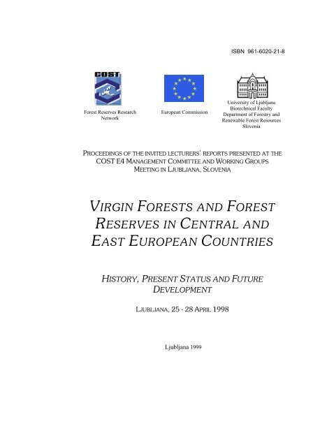 VIRGIN FORESTS AND FOREST RESERVES IN ... - Natura 2000