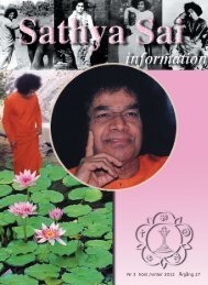 Höst 2012 - Sri Sathya Sai Baba Seva Organisation