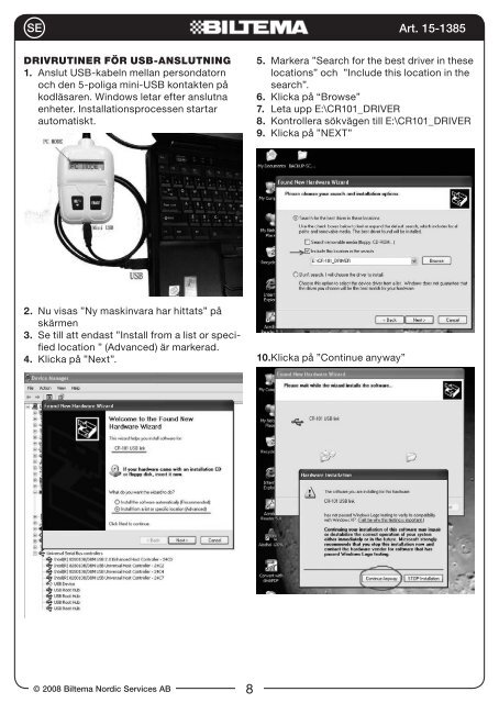 CR-101 OBDII felkODsläsaRe feIlkODeleseR ... - Biltema