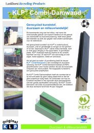 KLP Combi-Damwand - Lankhorst Recycling Products