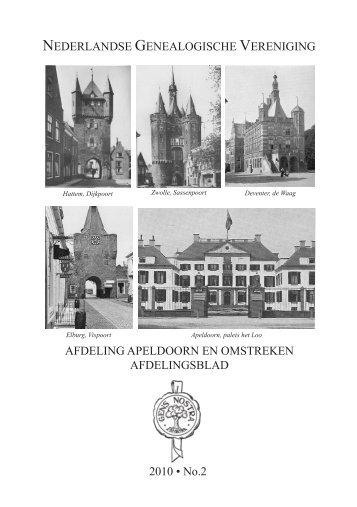 nr 2 - Apeldoorn eo - Nederlandse Genealogische Vereniging