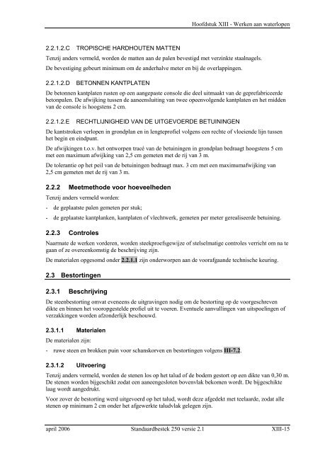 Standaardbestek 250 voor de wegenbouw - versie 2.1