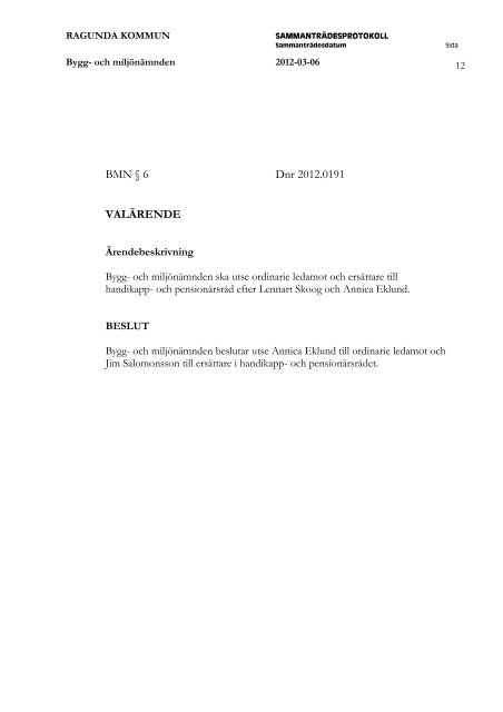 Protokoll till hemsidan20120306doc.pdf - Ragunda Kommun