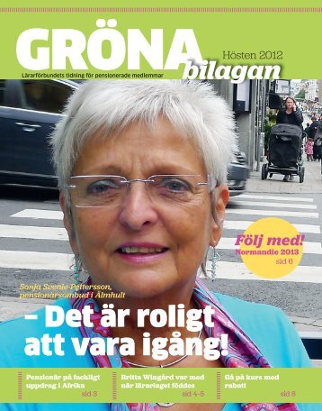 Gröna bilagan hösten 2012 - Lärarförbundet