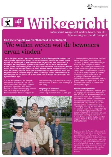 'We willen weten wat de bewoners ervan vinden' - s-Hertogenbosch