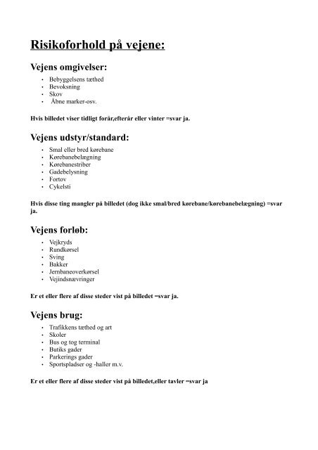 vejens type vejens type