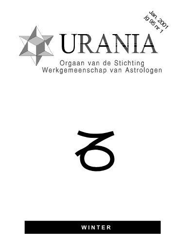 Jan. 2001 jg 95 nr 1 W I N T E R - Werkgemeenschap van Astrologen