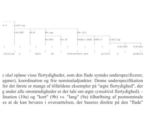 AUTOMATISK ANALYSE AF PORTUGISISK SKRIFTSPROG ... - VISL