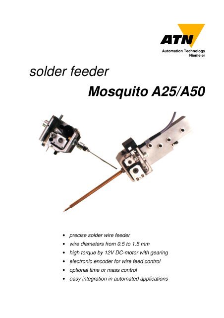 Solder Feeder Mosquito A25 A50 Atn Berlin De