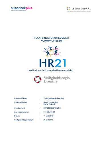 Normprofielen HR21 VRD
