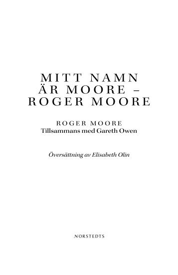 Mitt namn är Moore, Roger Moore - Utkast (PDF)