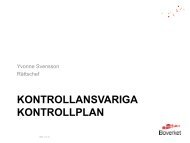 Kontrollansvariga kontrollplan, Yvonne Svensson, rättschef, Boverket