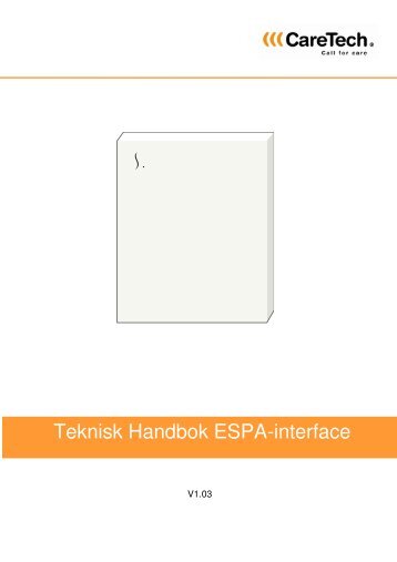 Teknisk Handbok ESPA-interface