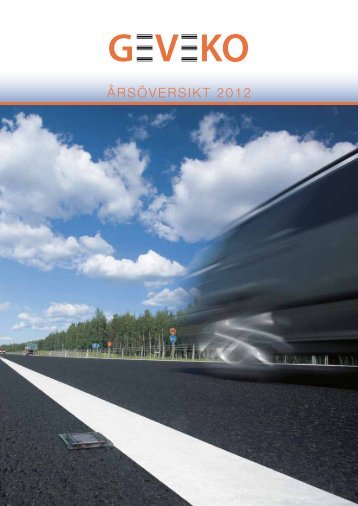 PDF: Årsöversikt 2012 - Geveko