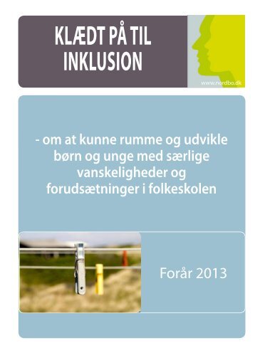 "Klædt på til inklusion" her. - Nord-Bo