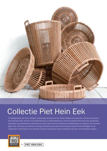 Collectie Piet Hein Eek - Wereldwinkel Graafstroom