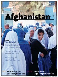 Läs hela numret… - Svenska Afghanistankommittén