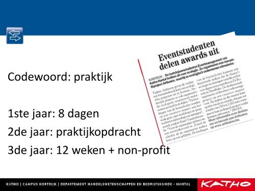 Meer info - Katho