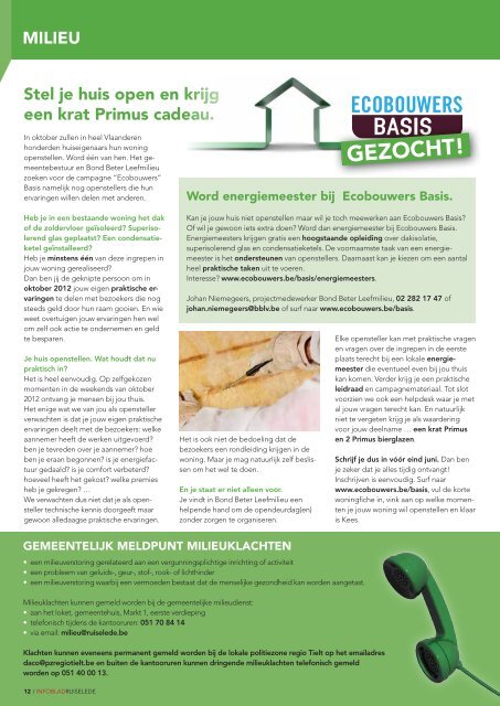 Zomer 2012 - Gemeente Ruiselede